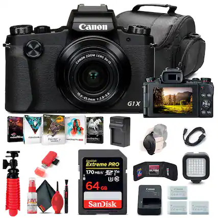 Canon Zoom Lens Canon 3x is PaSinr i 15.0-45.0mm 1:2.8-5.6 G1X M as 7 M TA PHUEZ PHOTOMi VideoStudio - Painter n - PaintShop Pre BND fterShot Pro SanDisk Extreme PRO FAVE, NOGAT as FLEAND -_ 170 MB/s V30 I 3 10 64 GB SanDisk ULTIMA naa Camon CEAO8 CC CSOE
Canon Zoom Lens 3x 15.0-45.0mm 1:2.8-5.6 G1X
SanDisk Extreme PRO 64 GB 170 MB/s V30 U3
Canon Camera
Canon Camera Bag
Canon Camera Strap
Canon Camera Charger
Canon Camera Battery
Canon Camera Lens Cap
Canon Camera Cleaning Kit
SanDisk Extreme PRO 64 GB 170 MB/s V30 U3
Canon Camera
Canon Camera Strap
Canon Camera Charger
Canon Camera Battery
Canon Camera Lens Cap
Canon Camera Cleaning Kit
SanDisk Extreme PRO 64 GB 170 MB/s V3