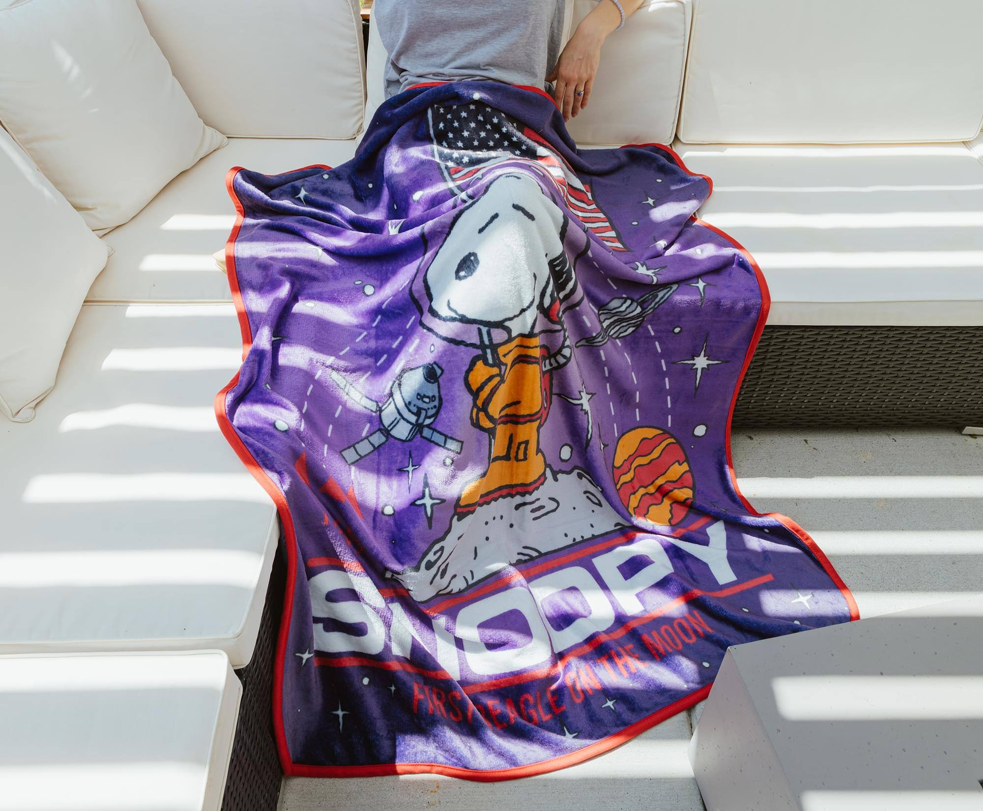 Snoopy First on the Moon Eagle