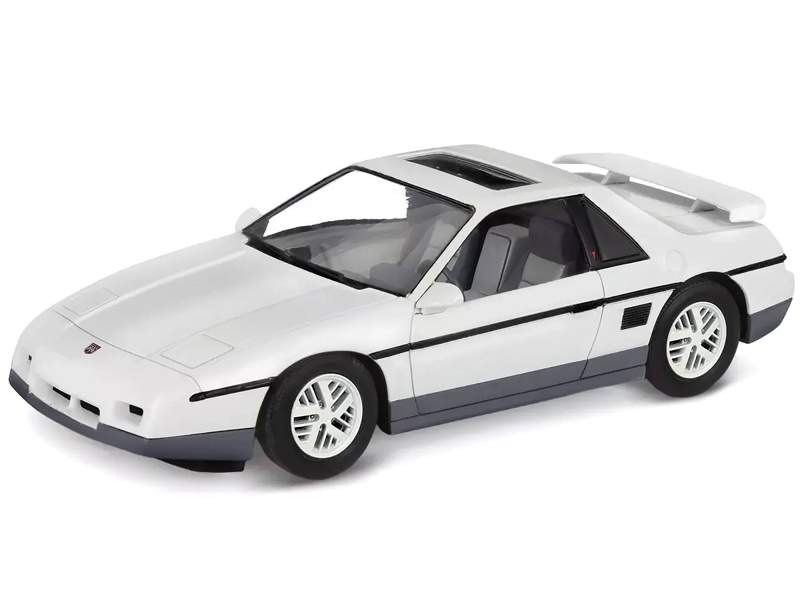 Angle. Revell - Level 4 Model Kit 1985 Pontiac Fiero GT 1/24 Scale Model by Revell - White.