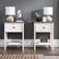 Alt View 12. Walker Edison - 2-Piece 25" Farmhouse V-Leg Side Table Set - Grey/White Wash.