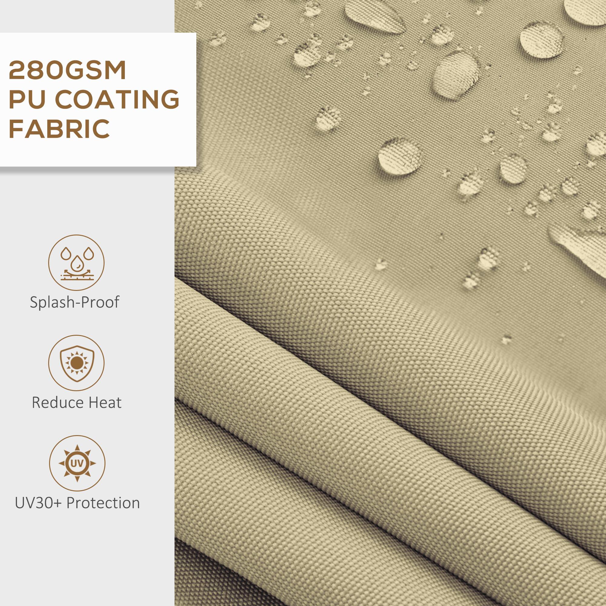 280GSM PU COATING FABRIC
Splash-Proof
Reduce Heat
UV30+ Protection