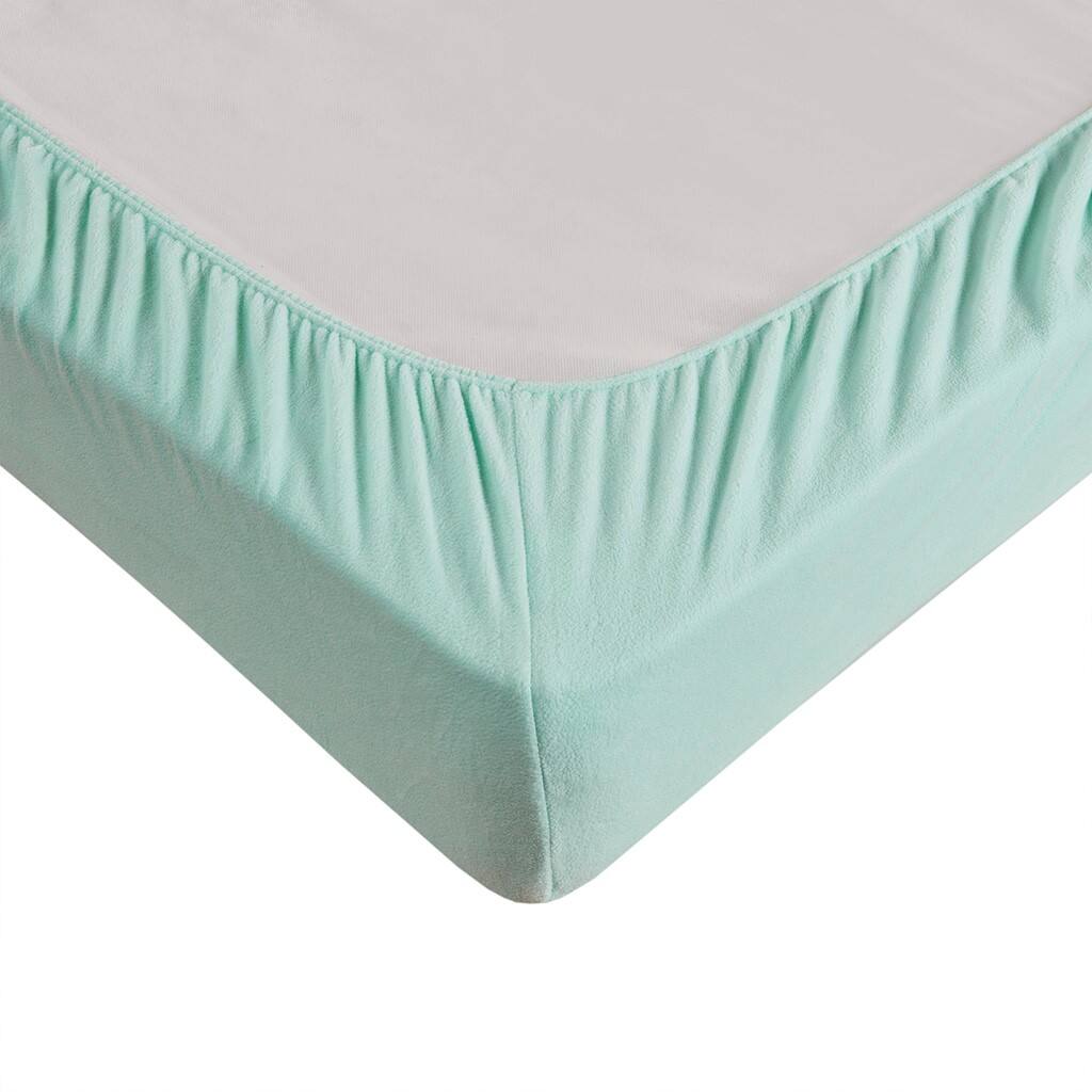 Alt View 4. Gracie Mills - Gracie Mills Lenora Microfleece Cozy Sheet Set - Aqua.