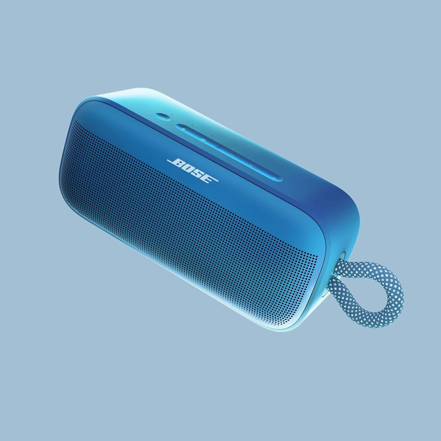 Alt View 2. Bose - Bose SoundLink Plus Portable Bluetooth Speaker Bundle with Fast Charger, Wireless (Blue Dusk) - Blue Dusk.