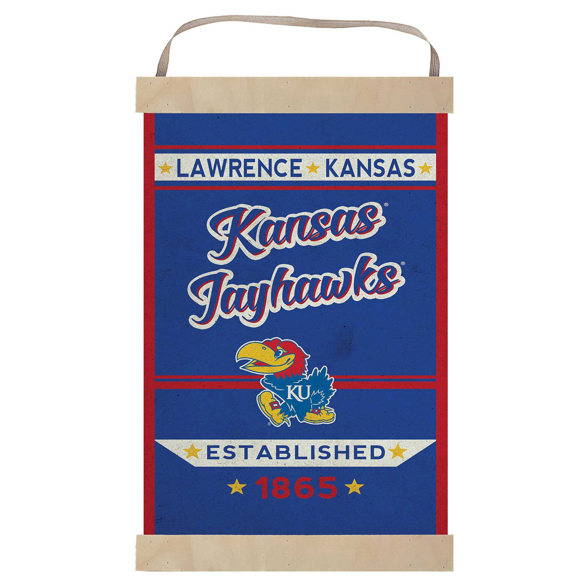 LAWRENCE KANSAS  
Kansas Jayhawks  
KU  
ESTABLISHED 1865