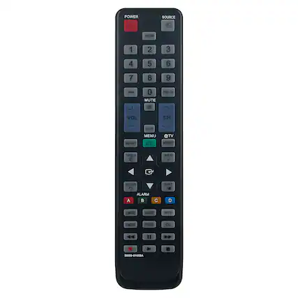 POWER SOURCE - HDMI 1 2 3 4 5 6 7 8 9 - + VOL 0 MUTE x PRE-CH CH - CHLIST MENU TV MEDIAP 19 INTERNET TOOLS 5 INFO - RETURN O ALARM A C EXIT D S.MODE SLEEP MTS P-MODE P.SIZE CC " BN59-01058A
