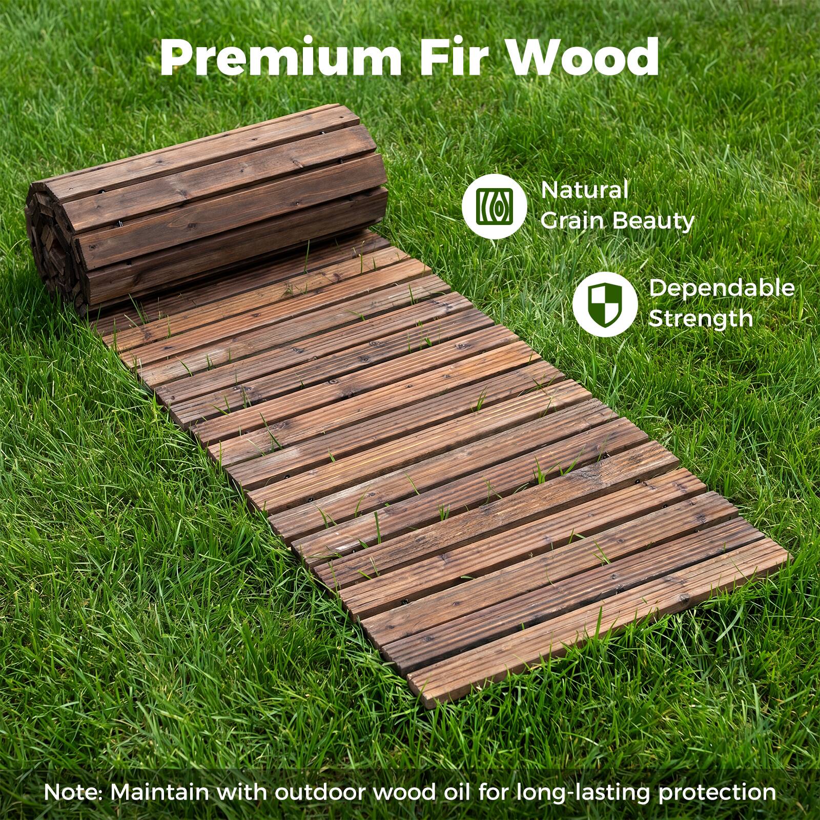 Premium Fir Wood

Natural Grain Beauty

Dependable Strength

Note: Maintain with outdoor wood oil for long-lasting protection
