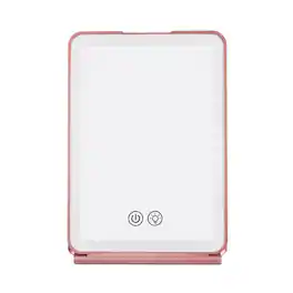 Stock Preferred - Rechargeable LED Makeup Vanity Mirror – Portable 3-Color Lighted Travel Mirror (72 LED, USB Powered) - Rose Gold