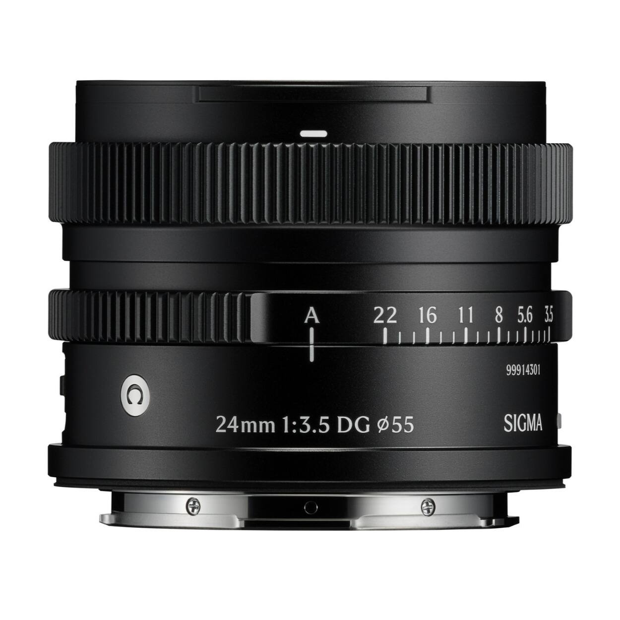 24mm 1:3.5 DG φ55  
SIGMA  
A 22 16 11 8 5.6 3.5  
99914301