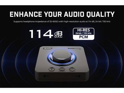 Creative Labs Creative Sound Blaster X4 24bit/192kHz USB DAC & Amp Creative Labs Creative Sound Blaster X4 24bit/192kHz USB DAC & Amp