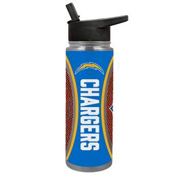 Great American Products - Los Angeles Chargers 24oz. Jr. Thirst Game Ball Hydration Bottle - Brown