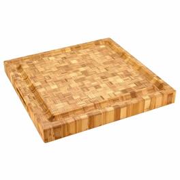 Totally Bamboo - Pro Board End-Grain Carving Board, 16" x 16" x 2"