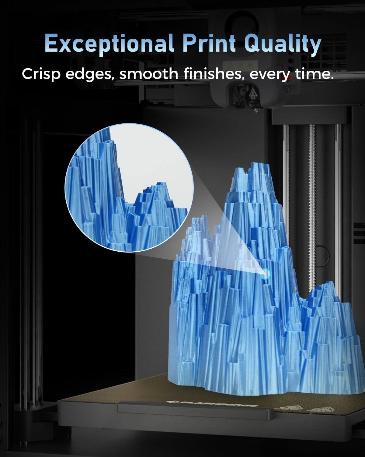 Exceptional Print Quality  
Crisp edges, smooth finishes, every time.