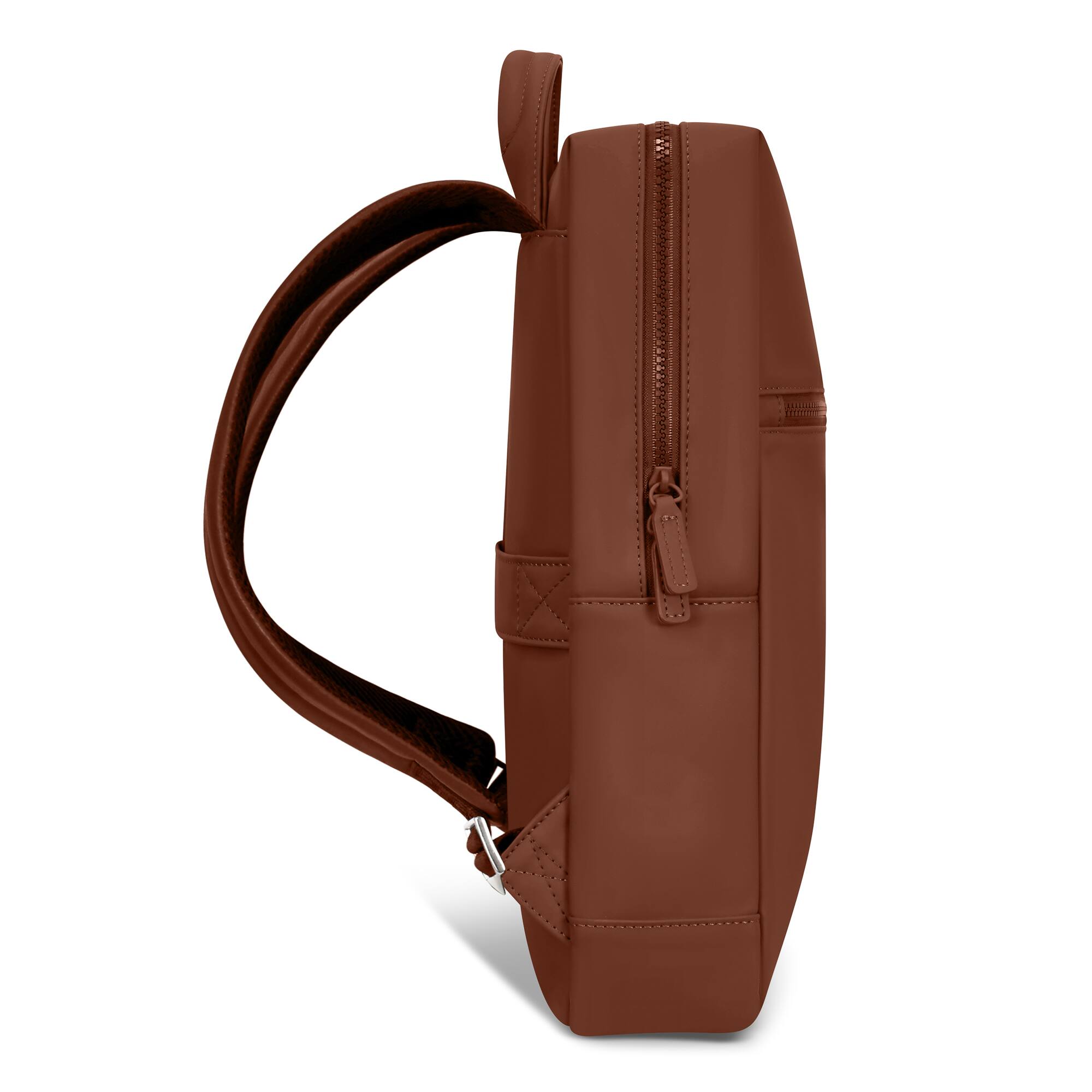 Angle. Champs - Onyx Collection - Modern II Laptop Backpack - Brown.