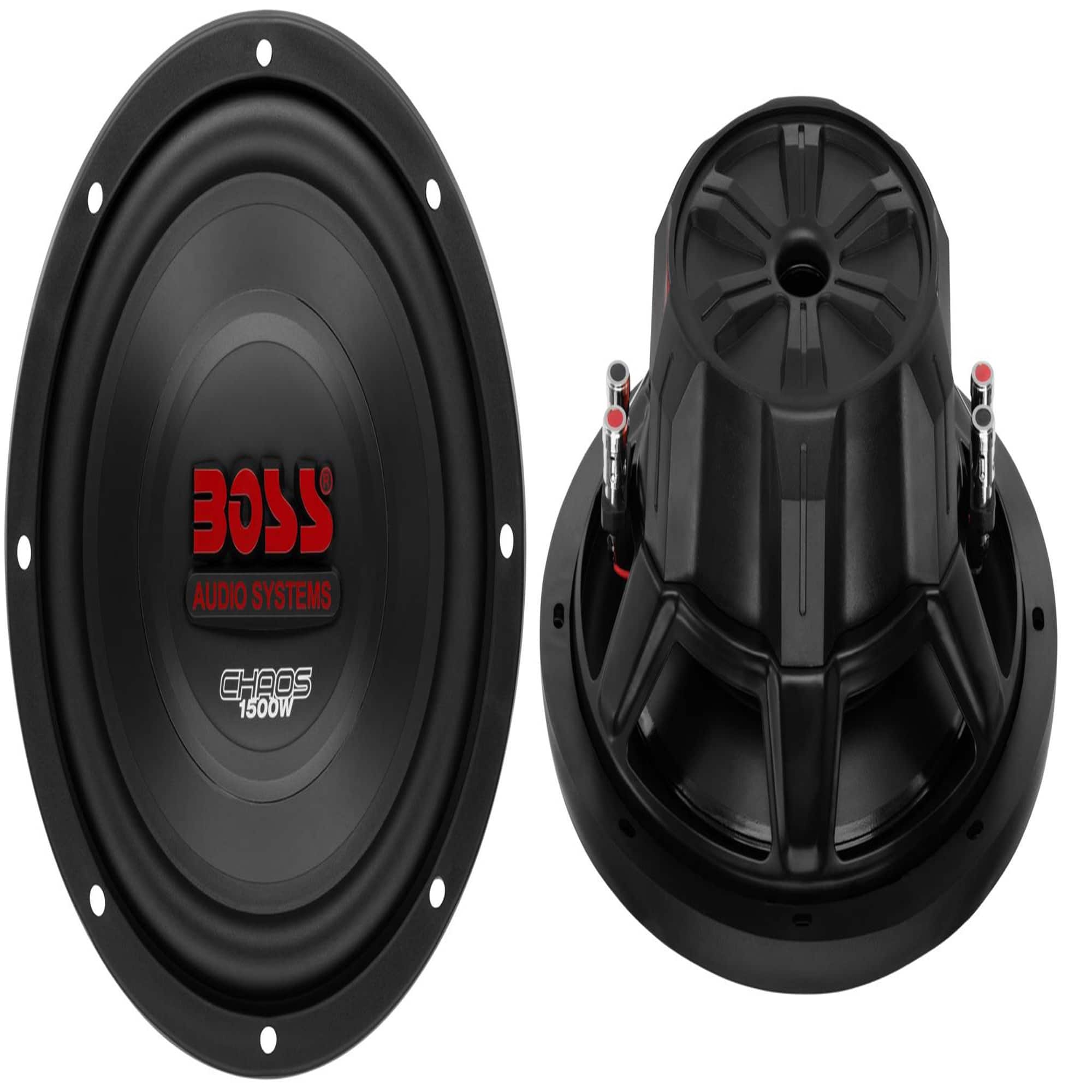 BOSS Audio - 2) Boss CH10DVC 10" 3000W Car Subwoofers Audio DVC Power Subs Woofers 4 Ohm - Black