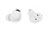 Front. Samsung - Geek Squad Certified Refurbished Galaxy Buds2 Pro True Wireless Earbud Headphones - White.