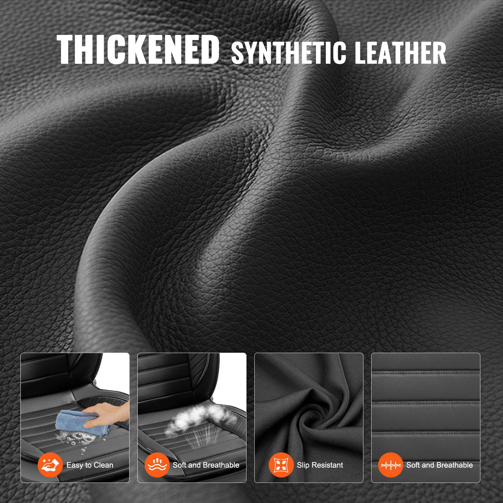 THICKENED SYNTHETIC LEATHER

- Easy to Clean
- Soft and Breathable
- Slip Resistant
- Soft and Breathable