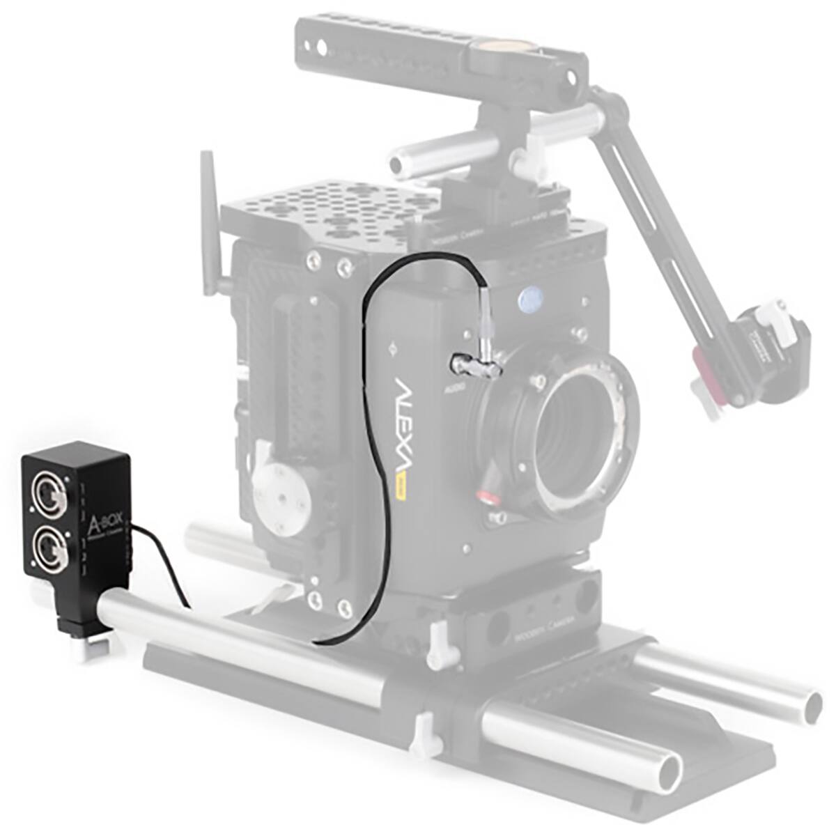 Alt View 2. Wooden Camera - Wooden Camera A-Box Adapters for Alexa Mini Camera.