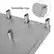 Alt View 13. Mind Reader - Monitor Stand, Laptop Riser, Desktop Organizer, Storage Drawer, Office, Plastic, 13.5"L x 13"W x 4"H - Silver.
