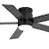 Alt View 8. Breezary - 42"/52" Flush Mount Low Profile Ceiling Fan with LED Light, 5 Blades, DC Motor, Remote Control and Timer, for Indoor Use - Black-42 in.