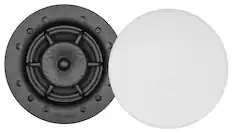 Front. Sonance - VXXT6R SINGLE SPEAKER - Visual Experience Extreme 6-1/2" 2-Way Indoor/Outdoor In Ceiling Speaker (Each) - Paintable White.