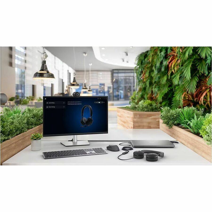 Alt View 4. Dell - Dell Pro Wired ANC Headset WH5024 - Wired - Red.