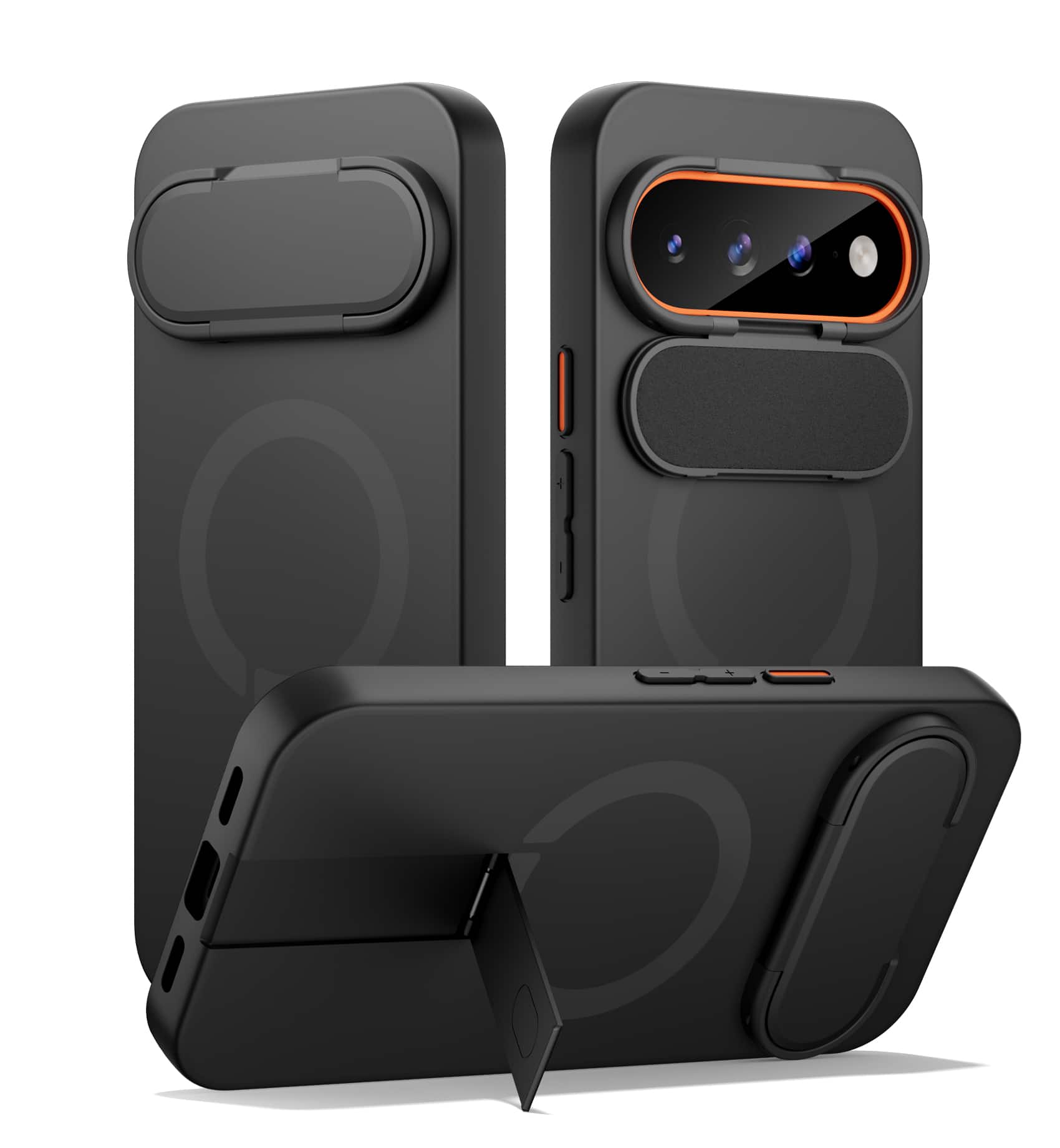 SURITCH - Case for Google Pixel 11 Pro XL Phone Case, Compatible with MagSafe, with Camera Cover & Adjustable Metal Kickstand - Aurora Black price history on PriceWatchPro