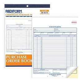 Rediform - 2-Part Carbonless Purchase Requisitions, 8.5"L x 11"W, 50 Sets/Book - White/Yellow
