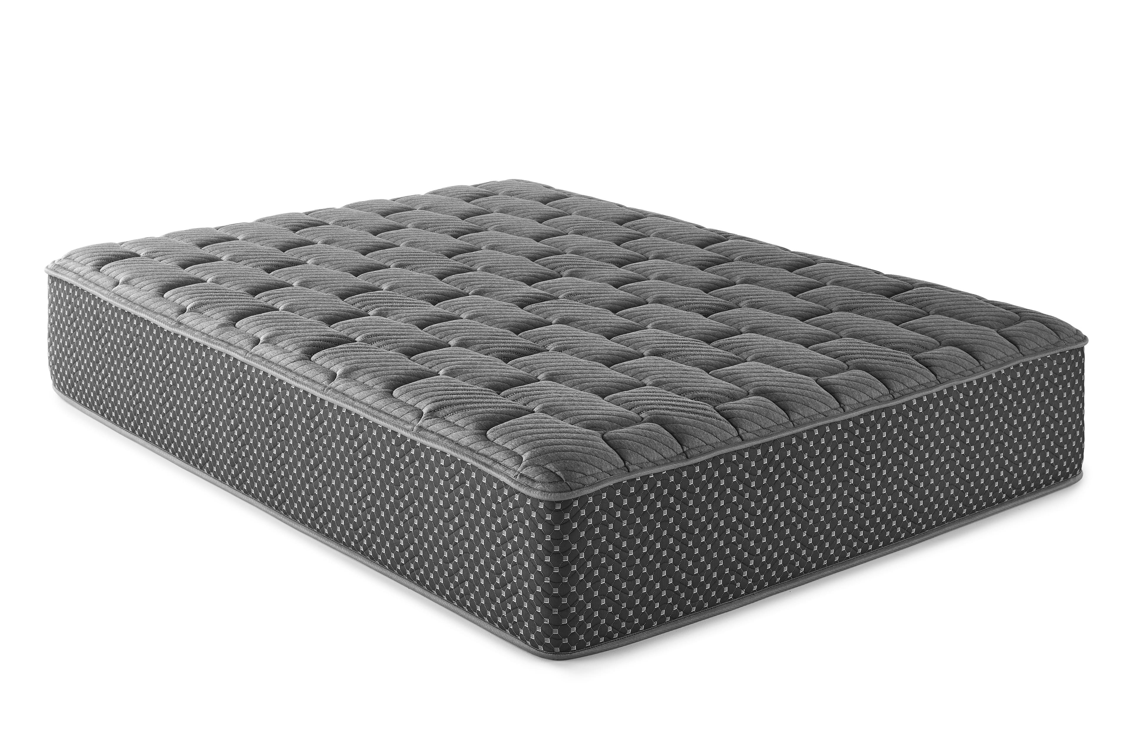 TinyHomie - 13in Quilted Hybrid King Mattress Firm - Gray