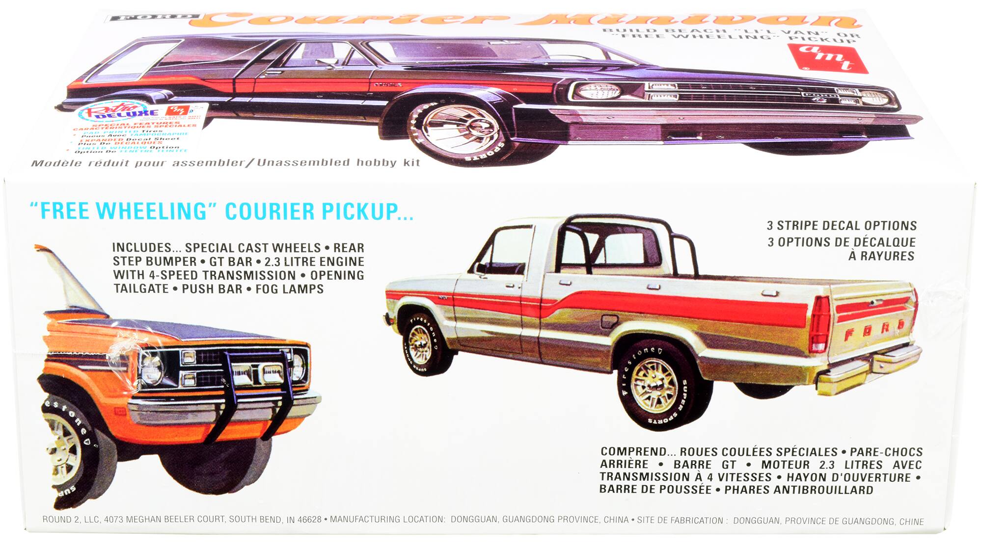Skill 2 Model Kit 1978 Ford Courier Minivan 2 in 1 Kit 1/25 Scale Model ...