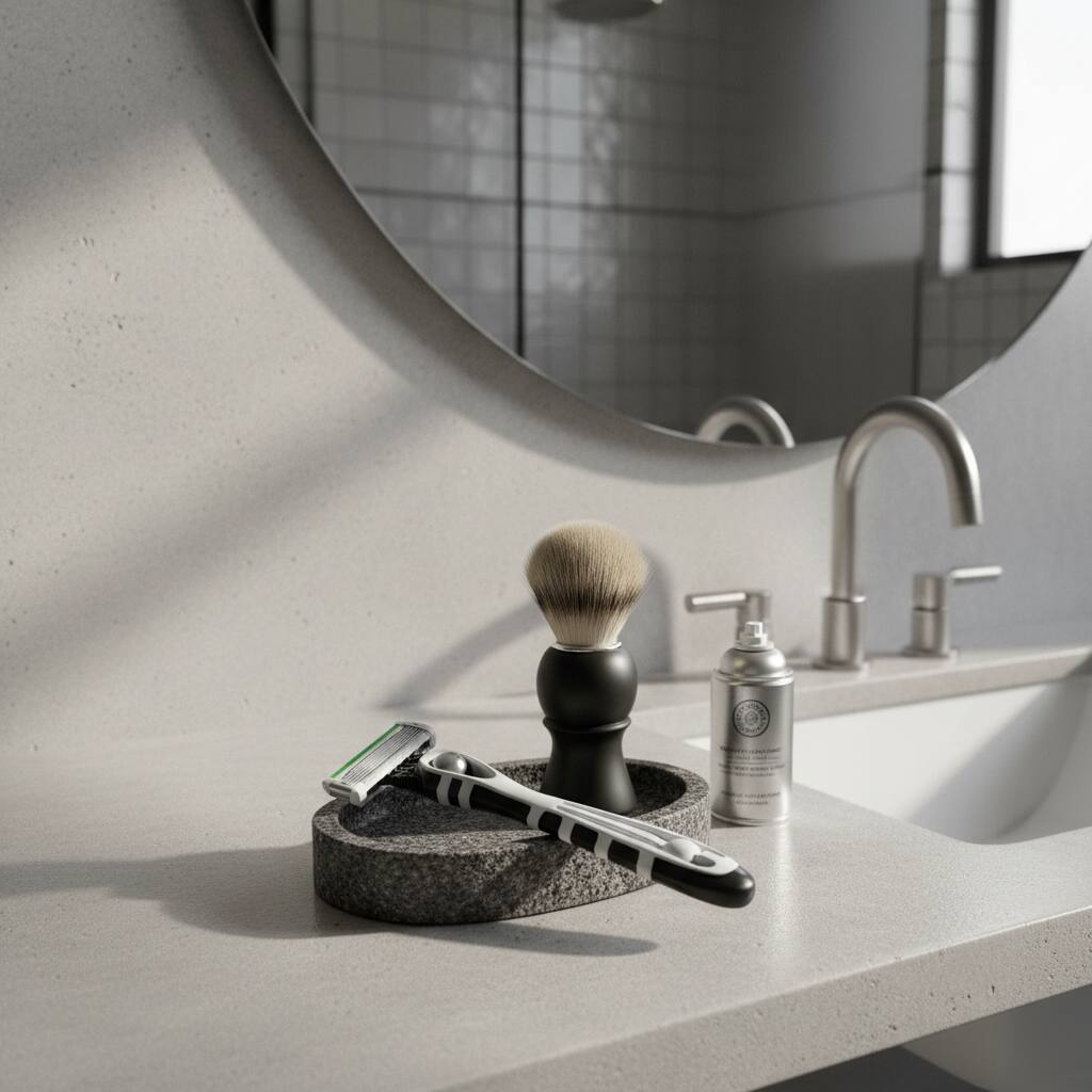 Alt View 1. Dazzed Corner - 5-Pack Sensitive Men's Disposable 5-Blade Razors - White.