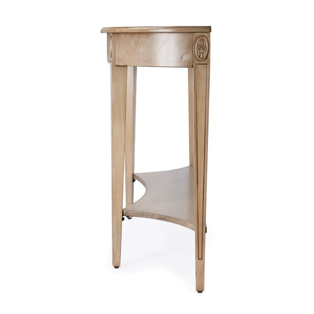 Back. Butler Specialty - Astor 54"W Demilune Console Table - Tan/Beige.