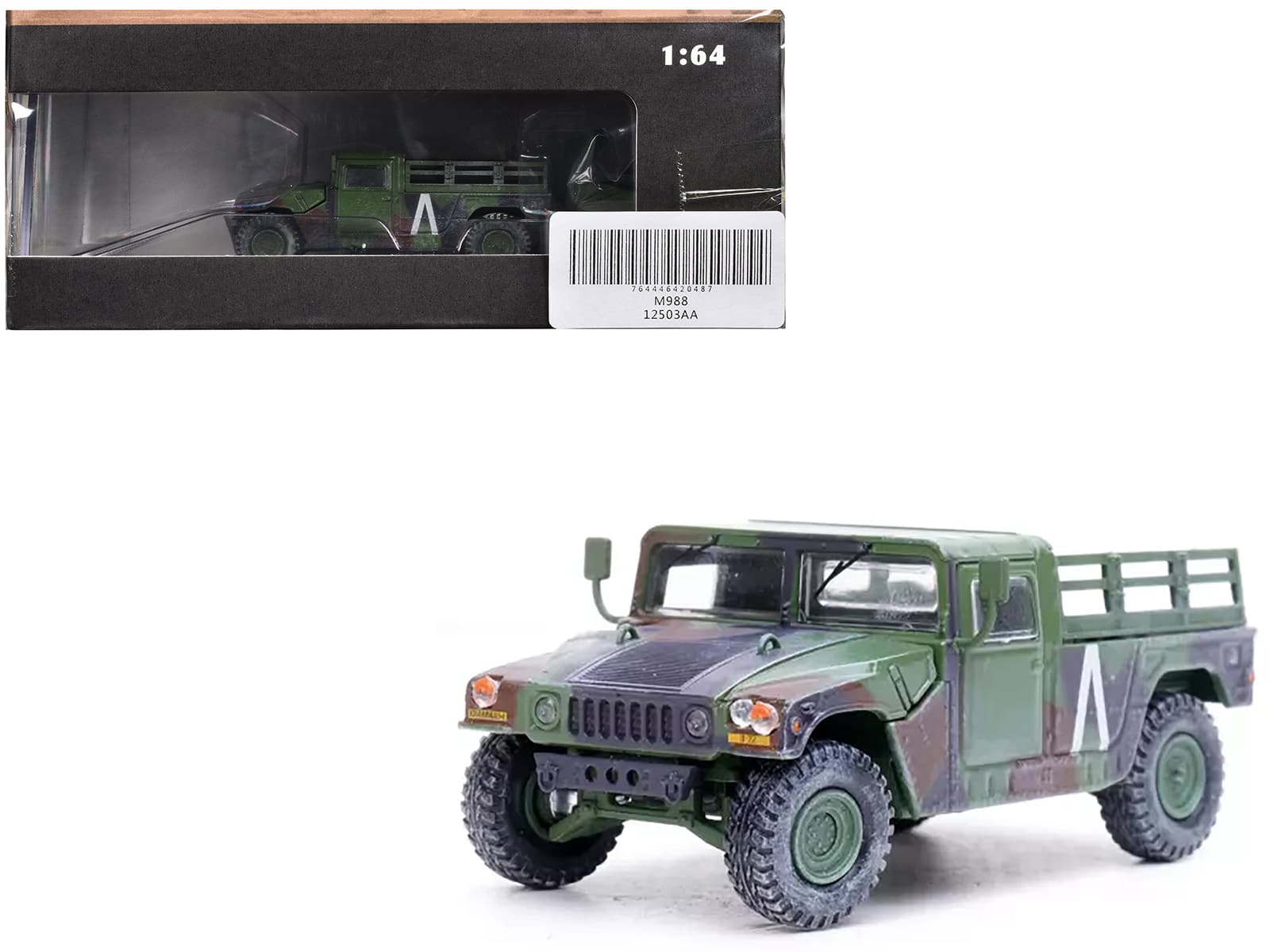 Panzerkampf - M998 HMMWV 8th Battalion 4th Air Defense Reg 101st Airborne Division Gulf War 1991 U.S. Army Military Miniature 1/64 - Multicolor