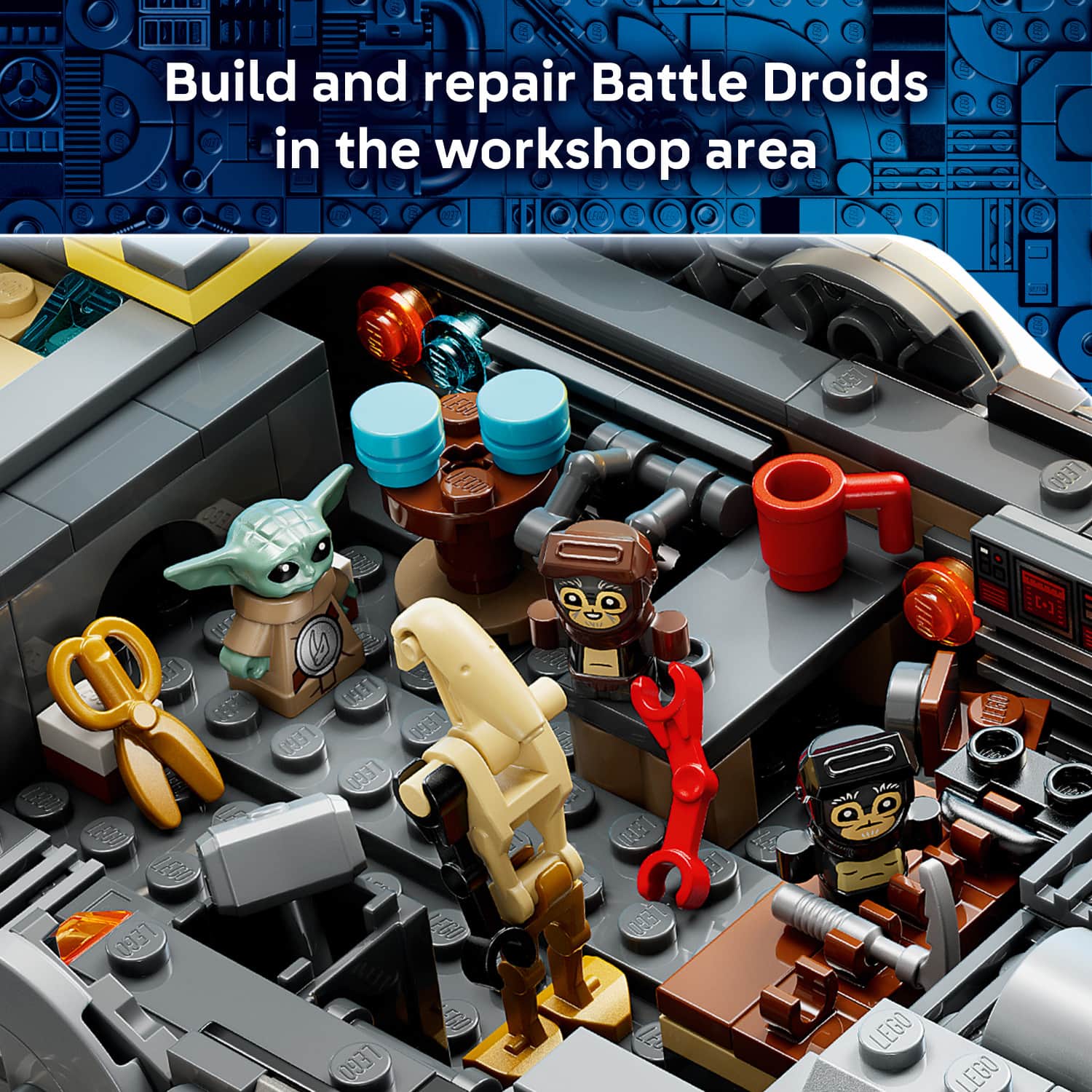 LEGO Star Wars: The Mandalorian and Grogu Anzellan Starship 75445