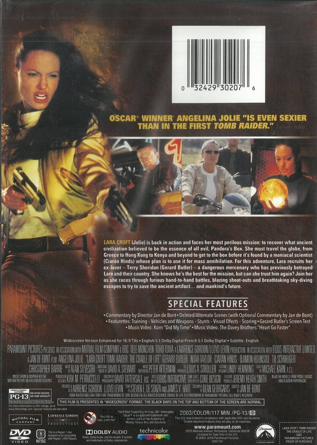 Lara Croft: Tomb Raider The Cradle of Life DVD - Best Buy