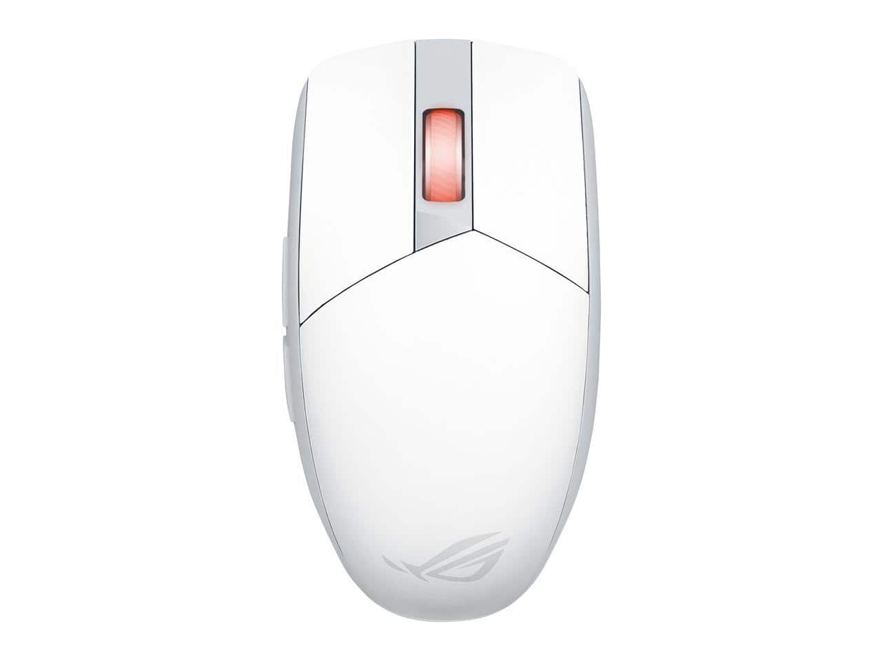 ASUS - ROG Strix Impact III Wireless - 57g, 36K DPI, Bluetooth/2.4GHz, 618hr Battery, Replaceable Switches - Wireless - White