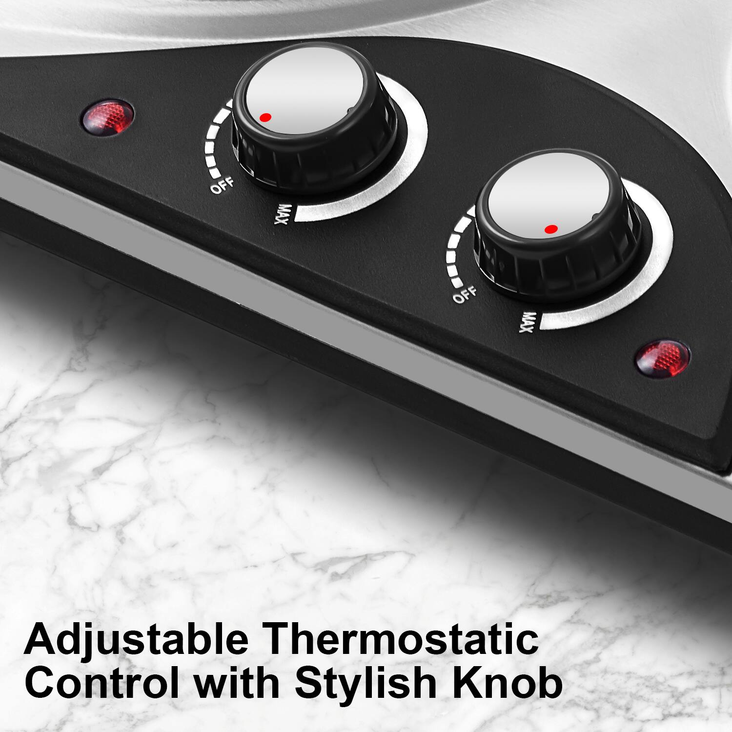 Adjustable Thermostatic Control with Stylish Knob