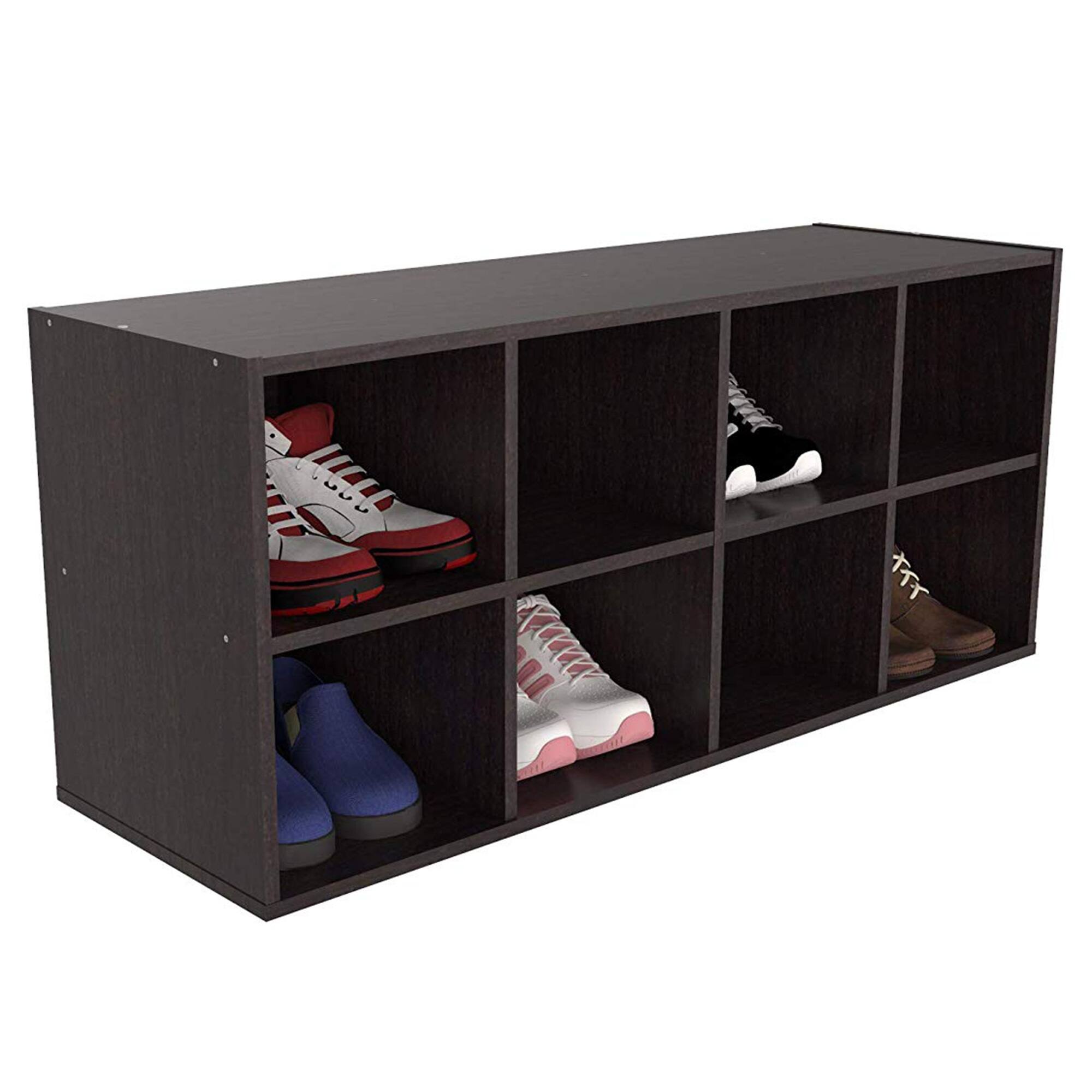 Alt View 2. ClosetMaid - ClosetMaid 5081 8 Box Stylish Closet Shoe Organizing Storage Station, Espresso - Espresso.