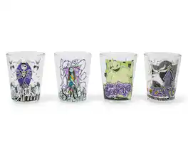 Disney - The Nightmare Before Christmas Characters 1.5-Ounce Mini Glasses | Set Of 4 - Multi-Color