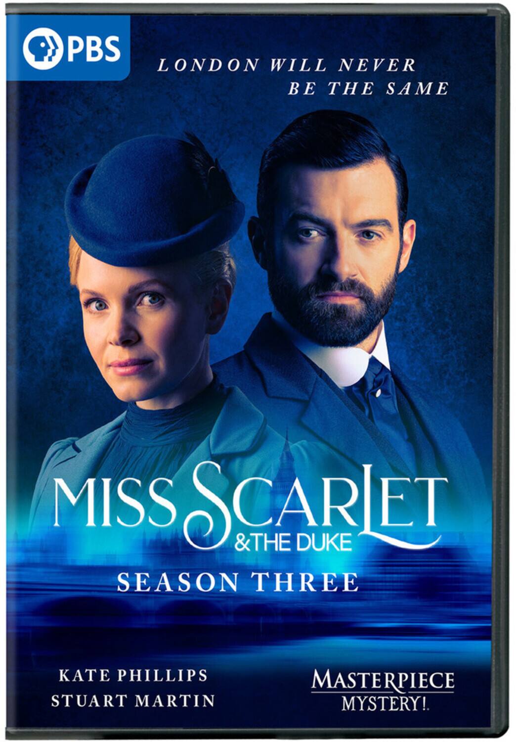 Front. Masterpiece Mystery!: Miss Scarlet And The Duke Season 3   - DVD.