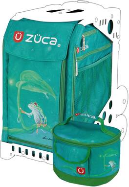 Zuca - Froggy Friend Sport Insert Bag with Matching Lunchbox - Green
