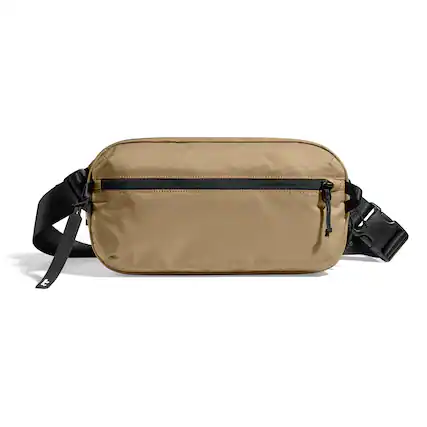 Front. tomtoc - Aviator-T33 3.5L Sling Bag with RFID Blocking, Minimalist Crossbody Bag Chest Bag Shoulder Pack for Travel, Daily Use - Khaki.