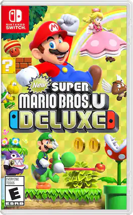 NINTENDO SWITCH
New SUPER MARIO BROS. U DELUXE
EVERYONE TODOS
E ESRB - E (Everyone)