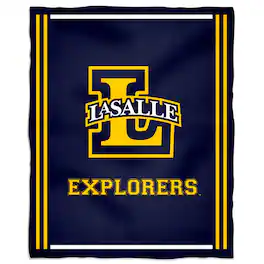 Vive La Fete - La Salle Explorers 36'' x 48'' Children's Mascot Plush Blanket - Multicolor