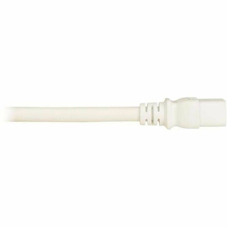 Alt View 3. Tripp Lite - PDU Power Cords C19 P-Lock C20 Heavy-Duty 20A 12AWG 6FT White 6PCK - White.
