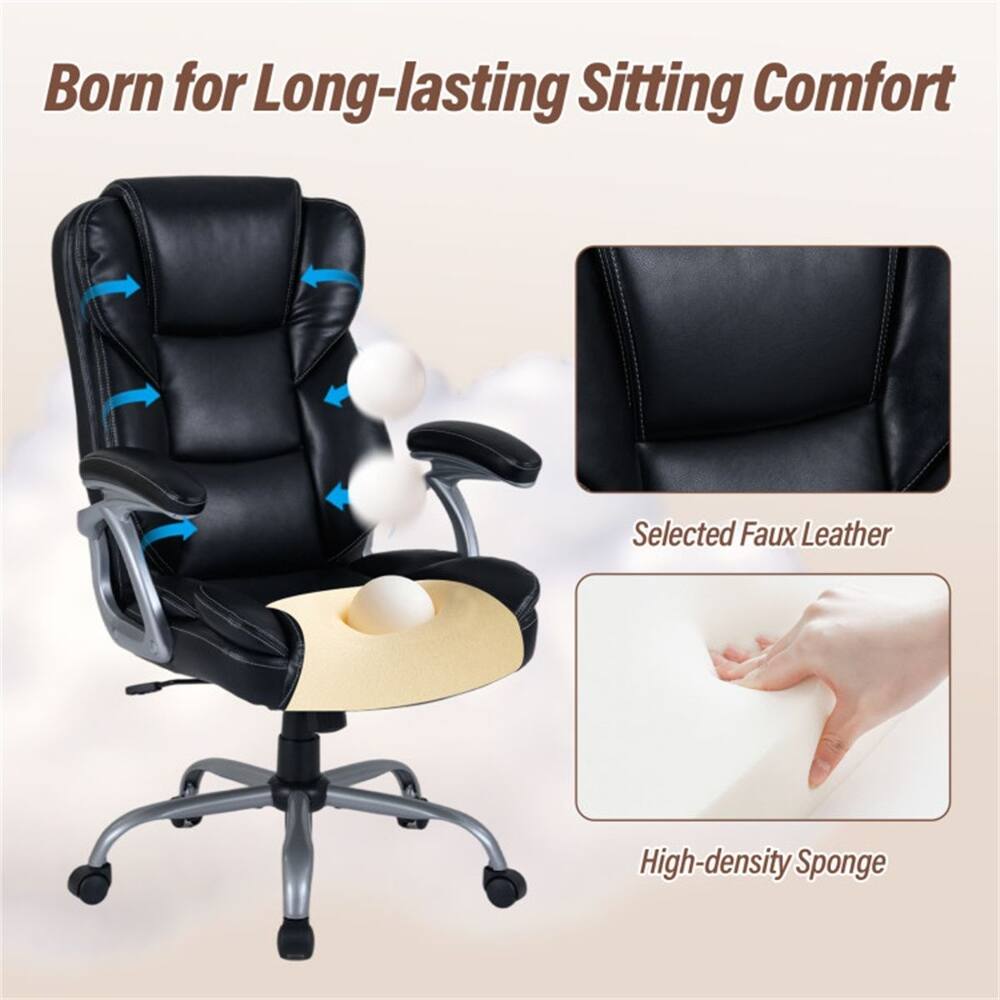Born for Long-lasting Sitting Comfort  
Selected Faux Leather  
High-density Sponge