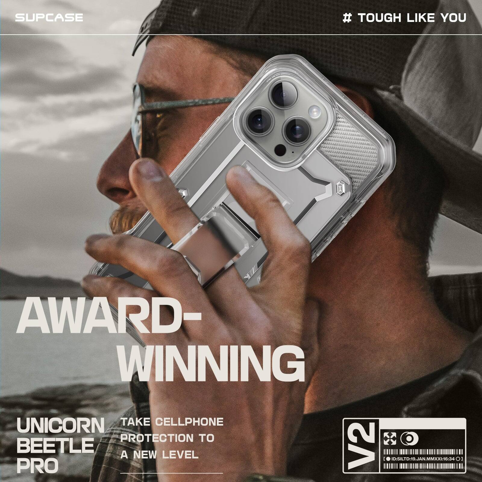 SUPCASE #TOUGH LIKE YOU AWARD-WINNING UNICORN BEETLE PRO V2 TAKE CELLPHONE PROTECTION TO A NEW LEVEL
