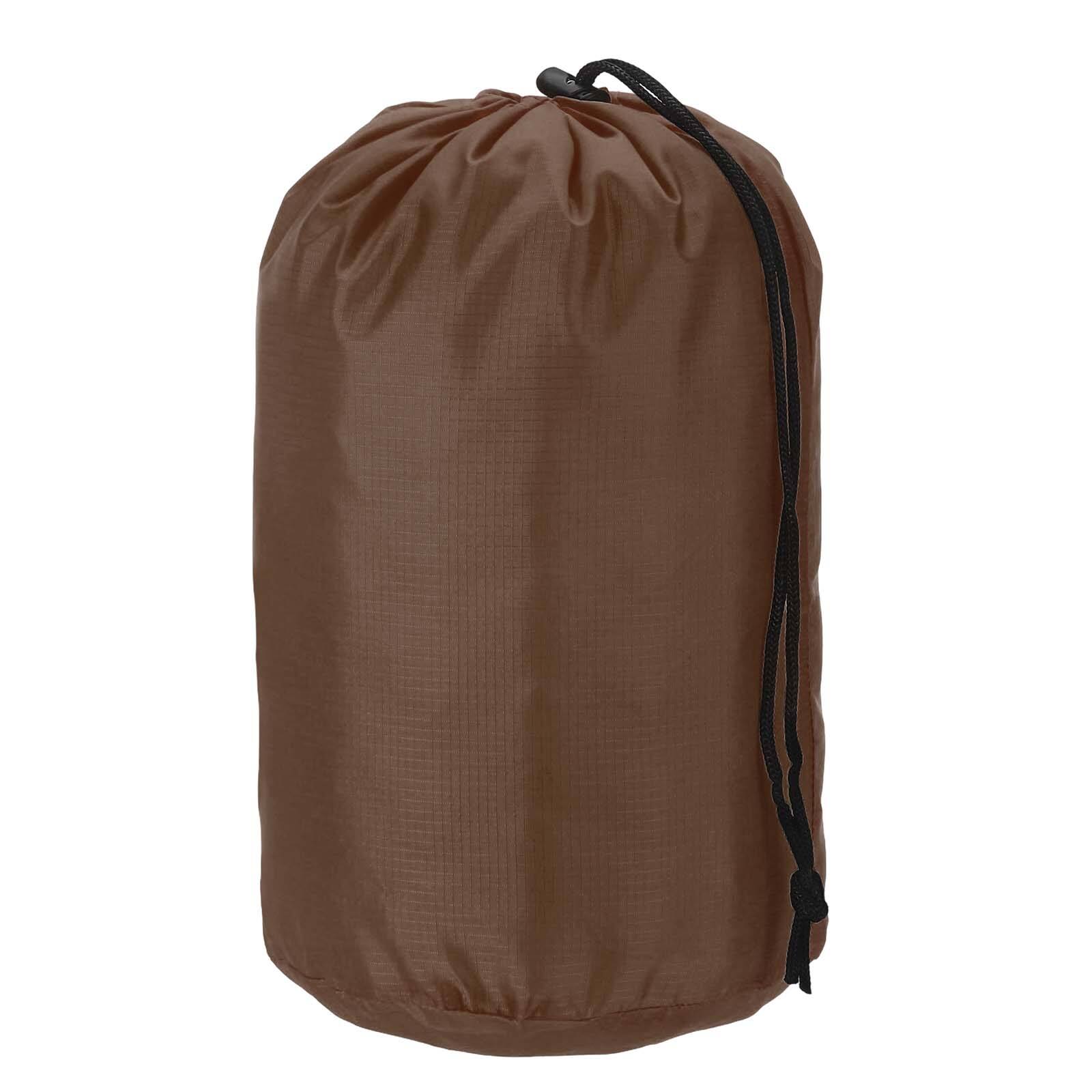 Unique Bargains - Stuff Sack, Nylon Waterproof Storage Sack, Portable Drawstring Dry Bag with Toggle, 7x13Inch, for Camping - Brown price history on PriceWatchPro