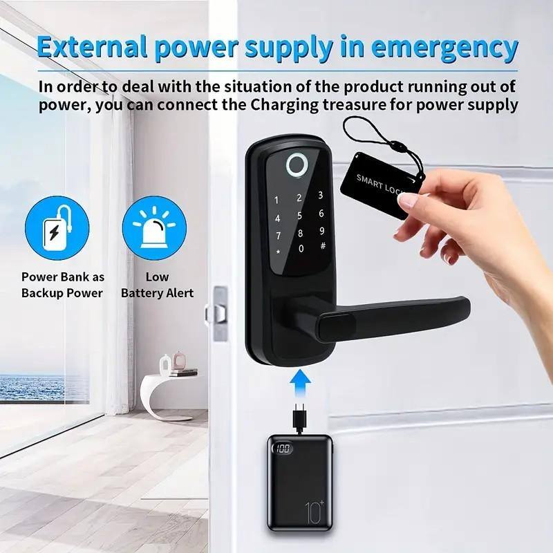 External power supply in emergency

In order to deal with the situation of the product running out of power, you can connect the Charging treasure for power supply

Power Bank as Backup Power

Low Battery Alert
