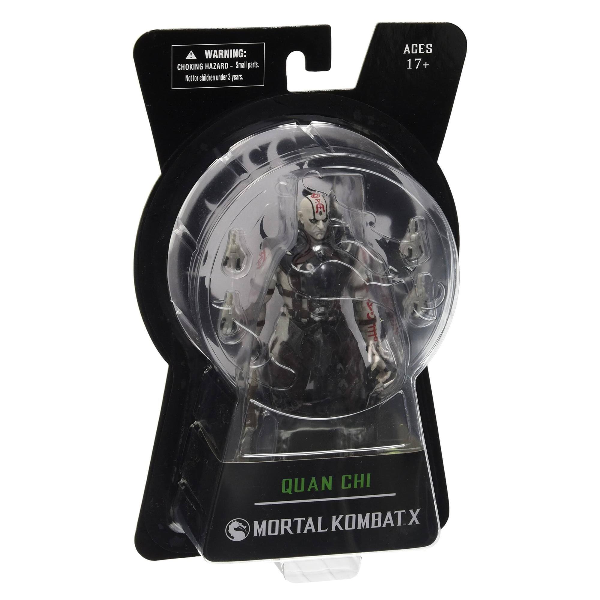 WARNING: CHOKING HAZARD - Small parts. Not for children under 3 years.  
AGES 17+  
QUAN CHI  
MORTAL KOMBAT X