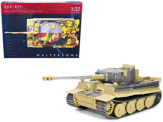 THE KIT
German Sd.Kfz. 181 Pz.Kpfw VI TIGER I Ausf.E
1:32 METAL PROUD
WALTERSONS